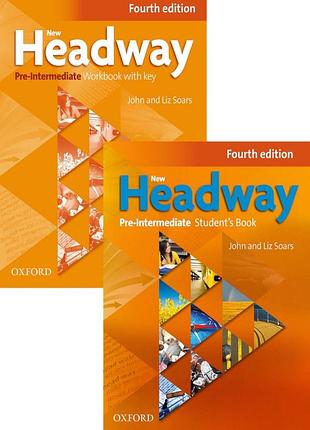 Headway pre-intermediate (4th edition) комплект sb+wb