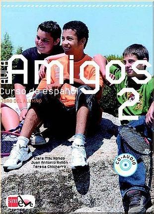 Учебник aula amigos 2 libro del alumno con portfolio el alumno y cd-audio