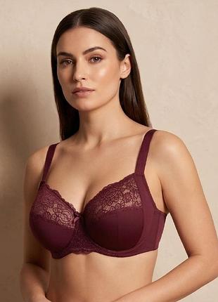 Бюстгальтер diorella 5118h ( бордовый 80h )
