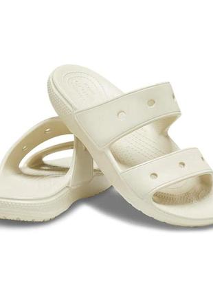 Crocs шльопки шльопанці classic sandal bone