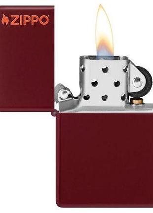 Запальничка zippo 46021 reg merlot matte w zippo, 46021 zl