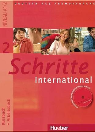 Учебник и рабочая тетрадь schritte international 2 kursbuch + arbeitsbuch mit audio-cd zum arbeitsbuch und