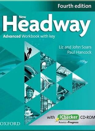 Рабочая тетрадь new headway fourth edition advanced workbook with key and ichecker cd-rom