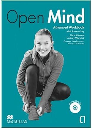Робочий зошит open mind british english advanced workbook with key and audio-cd