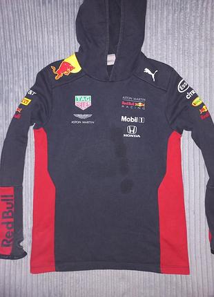 Детская подростковая толстовка puma red bull racing (размер 11-12р)