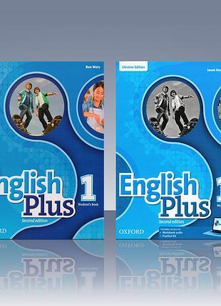 English plus 1 second edition комплект student's book + workbook
