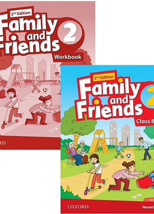 Family and friends 2 (2nd edition) комплект из двух экземпляров wb+cb