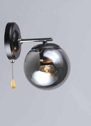 Бра valeso k2307/1w черный + хром
