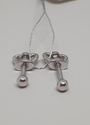 Золоті сережки-пуссети. 3с193/00б1