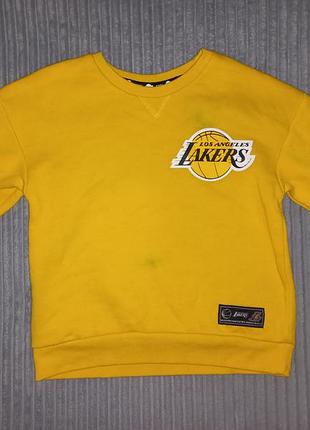 Дитячий світшот primark nba lakers james (розмір 4-5р)