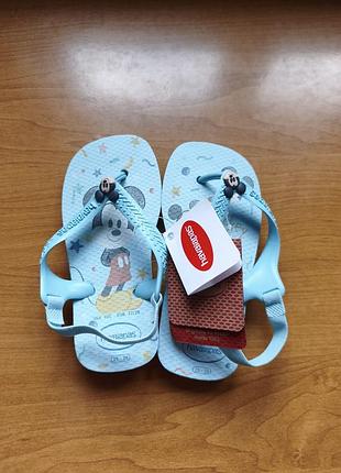 Havaianas baby disney шлепанцы детские 15 см стелька