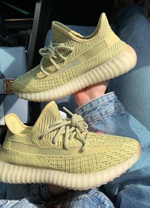 Жёлтые адидас изи буст 350 унисекс adidas yeezy boost 350 v2 antila reflective 37