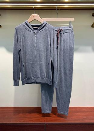 Чоловічий спортивний костюм з вовни loro piana