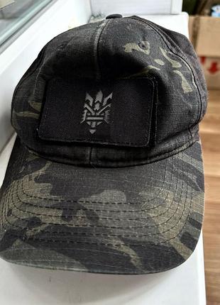 Кепка r3ich black multicam з патчем m-tac тризуб