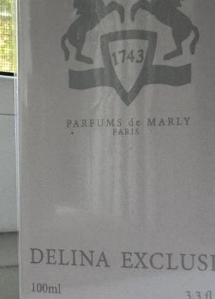 Пудровый крем! эксклюзивный лакшери-парфюм parfums de marly delina exclusif 100ml качество оригинала