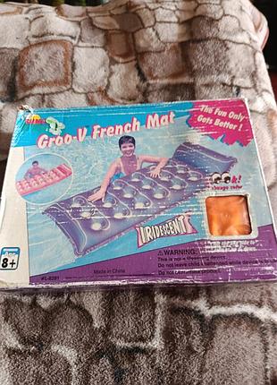 Винтажный надувной матрас groo-v french mat