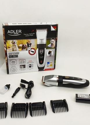 Машинка для стрижки волос шерсти животных adler, мощная машинка для стрижки собак wk-79