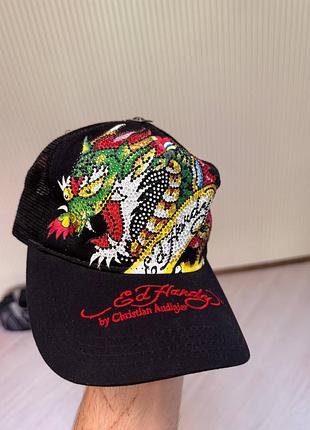 Винтажная кепка ed hardy