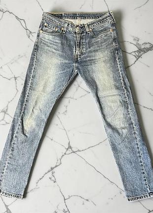 Мужские джинсы levi's 510 skinny свет синие оригинал левайс левис плотные