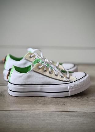 Білі кеди converse chuck taylor all star