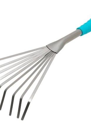 Грабли веерные mastertool 400 x 135 мм ручка пластик (14-6184)