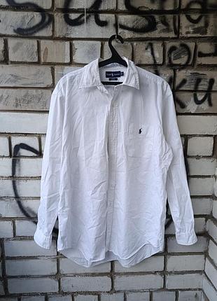 Біла сорочка polo ralph lauren