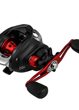 Катушка мультипликаторная reelsking gle 201 black-red left