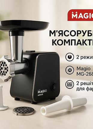 Електром'ясорубка з реверсом і насадкою для ковбаси, універсальна м'ясорубка подрібнювач pm-94