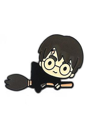 Металлический значок harry potter funko hogwarts брошь гарри поттер фанко хогвартс gryffindor волшебник на метле нимбус