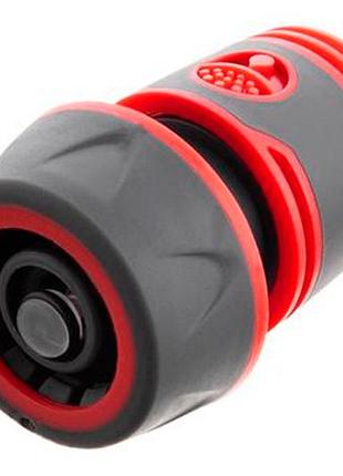 Коннектор для шланга с аквастопом intertool 3/4" x 1/2" pro (ge-1120)