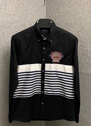 Чорна сорочка від бренду u.s. polo assn