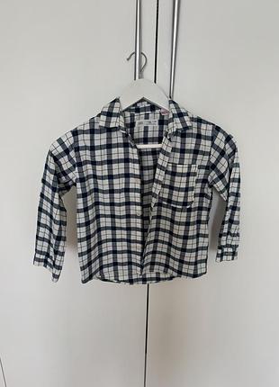 Сорочка на хлопчика в клітинку zara