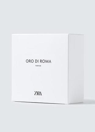 Парфумована вода для чоловіків zara oro di roma 100 ml оригінал зара розпаковане упакування