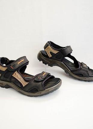 Ecco receptor offroad мужские кожаные сандалии оригинал! размер 41 26 см