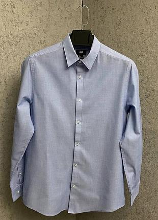 Блакитна сорочка від бренду h&m