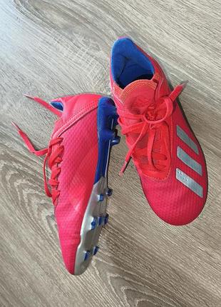 Футбольні бутси adidas x 18.3 fg дитячі 32р. оригінал