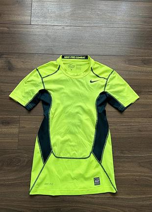 Чоловіча термо футболка nike pro combat