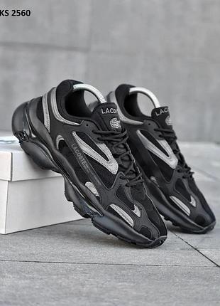 Стильные кроссовки lacoste l003 total black