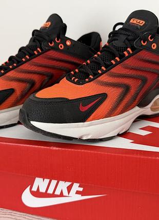 Чоловічі кросівки nike air max tw se у яскравій оранжево-чорний колір 44.5 28.5см