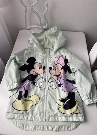 Вітровка на дівчинку 2-3 роки mickey mouse