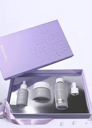 Keenwell набір amethyst pro-age антивіковий та омолоджуючий (крем + сироватка + pro-age пілінг)