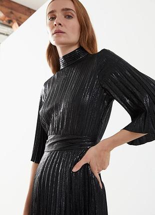 Сукня & other stories belted pleated maxi dress /36