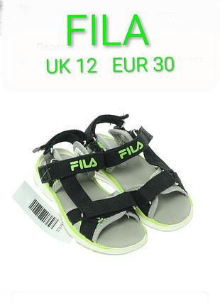 Шикарні сандалі босоніжки бренду fila верх дихаючий текстиль   uk  12.  eur 30