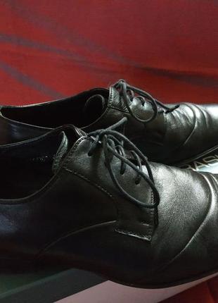 Классические мужские кожаные туфли braska1 фото