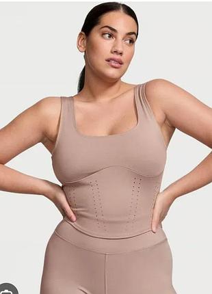 Essential perforated corset top от victoria's secret.