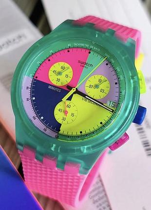 Swatch хронограф 42 мм