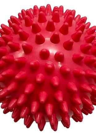 Мяч массажный ms 2096-2(coral) размер 7,5 см, коралловый