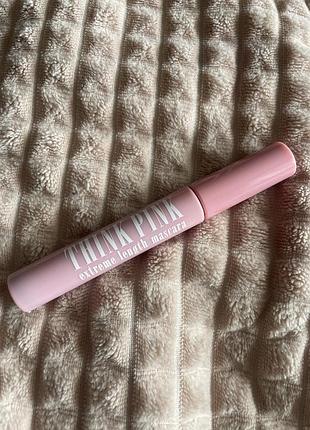 Туш для вій dermacol think pink подовжуюча, екстремальна довжина