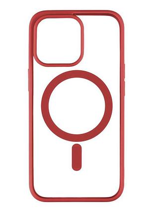 Чехол color magsafe apple iphone 13 pro red