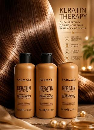 Шампунь кератин farmasi